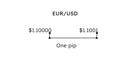 Forex pip example EUR/USD